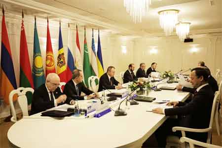 Regular meeting of CIS Council of Foreign Ministers is being held in  Minsk