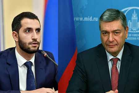 Andrei Rudenko, Ruben Rubinyan discuss Armenian-Turkish relations