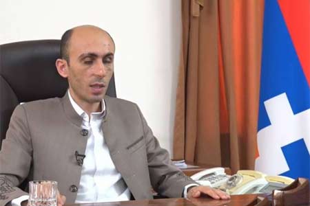 Artak Beglaryan warns  about risks of massacres in Artsakh