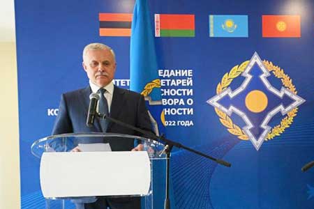 CSTO Sec Gen, Secretary of Armenia`s Security Council discuss  situation in wake of Azerbaijani aggression