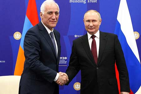 Russian president addressed congratulatory message to Armenian  counterpart