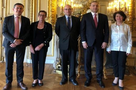 Секретарь Совбеза РА провел встречу с французским сопредседателем МГ ОБСЕ