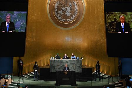 Президент Казахстана Касым-Жомарт Токаев выступил на Общих дебатах 77-й сессии Генеральной Ассамблеи ООН