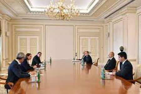Azerbaijani president hosts Continental Europe and Turkey Advisor of  French presidential office  