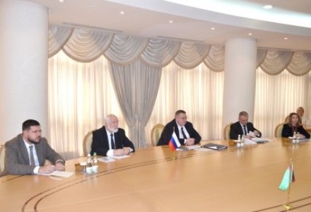 Встреча сопредседателей Mежправительственной туркмено-российской комиссии по экономическому сотрудничеству
