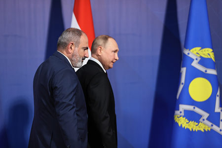 Путин и Пашинян смогут пообщаться "на полях" саммитов СНГ и ЕАЭС - Кремль