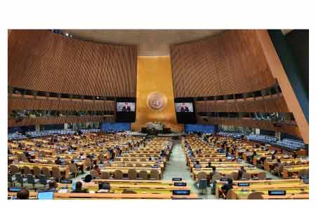 Принятие Pезолюции Tуркменистана на 77-ой сессии Генеральной Aссамблеи ООН