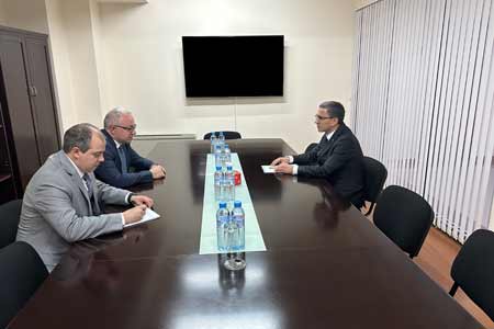 Встреча во внешнеполитическом ведомстве Армении.