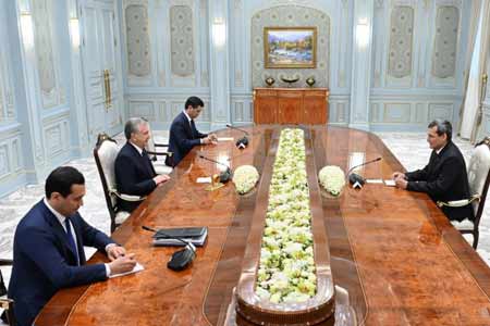 Глава МИД Туркменистана встретился с президентом Узбекистана