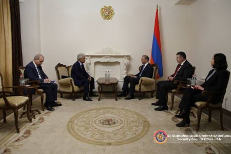 Armenian Security Council Secretary, CSTO Secretary General discuss  situation on Armenian-Azerbaijani front line
