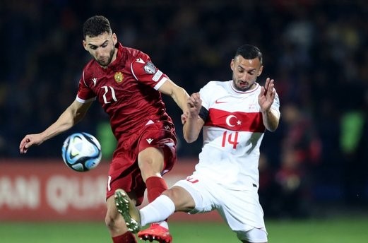Сборная Армении проиграла сборной Турции в матче отборочного турнира Евро-2024