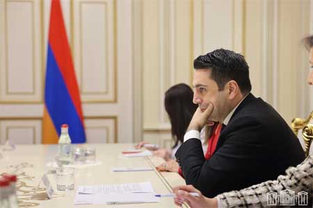 Ален Симонян: "Армения придает большую важность парламентскому сотрудничеству с Хорватией"