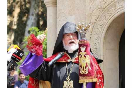 Artsakh issue is not closed for Cilician Catholicosate - Aram I