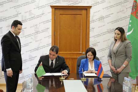 Ստորագրվել է Հայաստանի և Թուրքմենստանի միջև մշակույթի բնագավառում 2023-2025 թվականների համագործակցության ծրագիրը