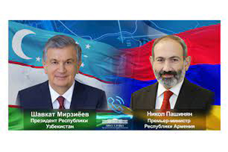 Никол Пашинян поздравил Шавката Мирзиёева по случаю переизбрания на пост президента Узбекистана