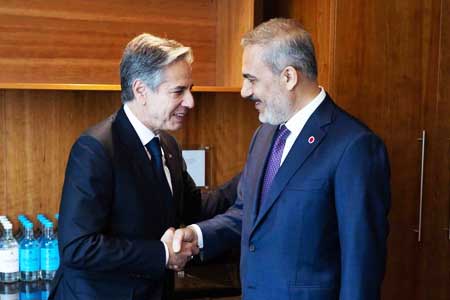 U.S. Sec of State, Turkish FM discuss Nagorno-Karabakh 