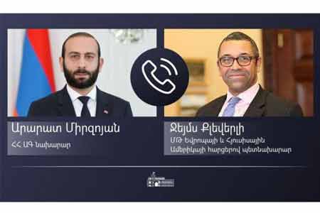 Foreign Ministers of Armenia, UK discuss current security situation  in South Caucasus