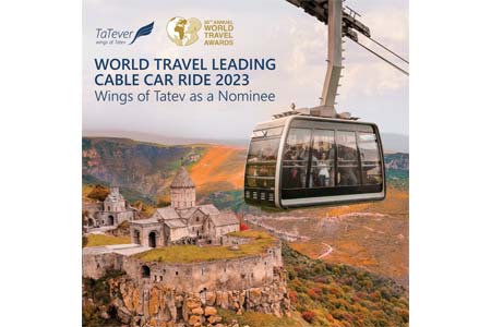 Wings of Tatev cable car nominated for World Travel Awards 2023