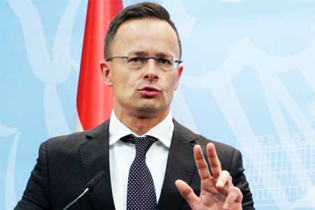 Hungarian FM: In addition to Armenia, European Peace Facility  aid  should also be provided to Azerbaijan