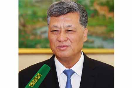 Президент Туркменистана принял секретаря парткома Синьцзян-Уйгурского автономного района КНР
