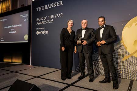 Ardshinbank was recognized as the Bank of the Year in Armenia for the fourth time by The Banker magazine
