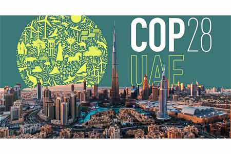 The President of Turkmenistan takes part in the COP28 climate forum in Dubai