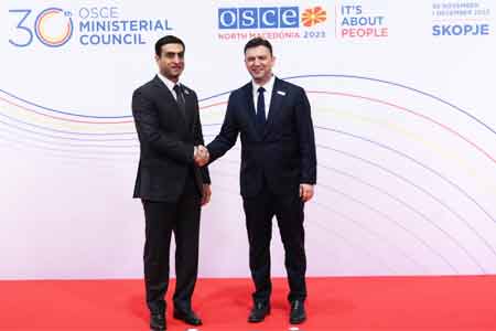 The delegation of Turkmenistan took part in the OSCE Ministerial Council meeting in Skopje