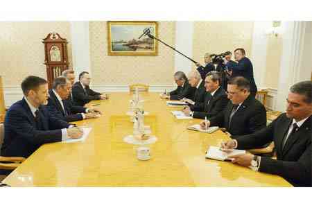 Meeting of the Ministers of Foreign Affairs of Turkmenistan and Russia