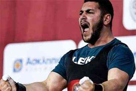 Armenian weightlifter Varazdat Lalayan became European champion