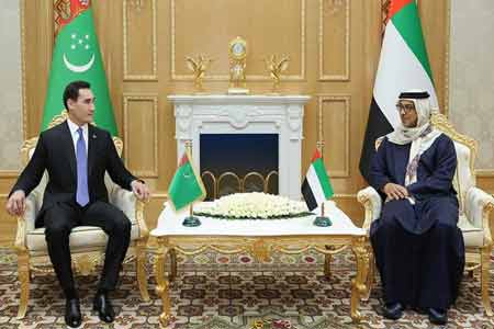 Meeting of the President of Turkmenistan with the Vice-President, Deputy Prime Minister of the UAE