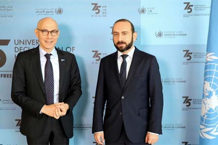 FM Mirzoyan briefs UN High Commissioner for Human Rights on Armenia`s  key approaches for Armenia-Azerbaijan normalization  