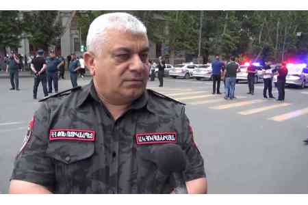 Police chief: it was necessary to ensure safety of 2 thousand guests  who arrived at EBRD event