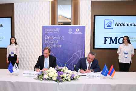 FMO provided Ardshinbank with a guarantee for a credit portfolio of 20 million US dollars