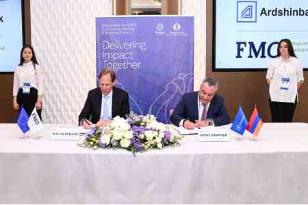 FMO provided Ardshinbank with a guarantee for a credit portfolio of 20 million US dollars