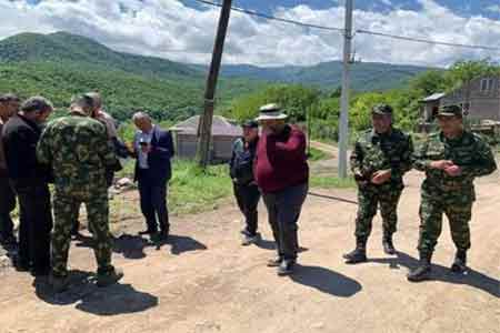 Armenia`s National Security Service temporarily restricts access to  Kirants village 