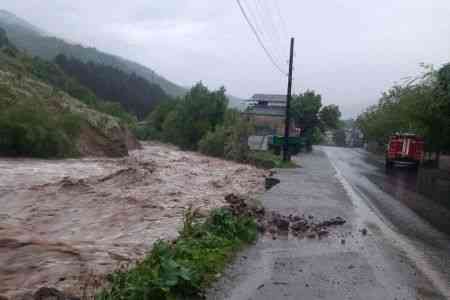 Состоялось первое заседание комиссии по оценке ущерба в результате наводнений в Лорийской и Тавушской областях