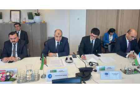 Делегация Туркменистана приняла участие в заседании Диалога высокого уровня ЕС-Центральная Азия 