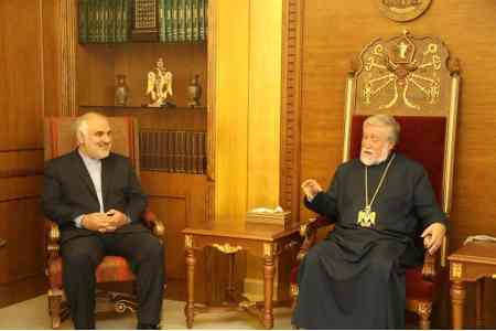 Католикос Великого дома Киликийского на встрече с послом Ирана подчеркнул право арцахских армян на возвращение в свои дома при международных гарантиях