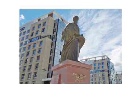 A solemn opening ceremony of the monument to the great Turkmen thinker Magtymguly Fragi took place in Astana