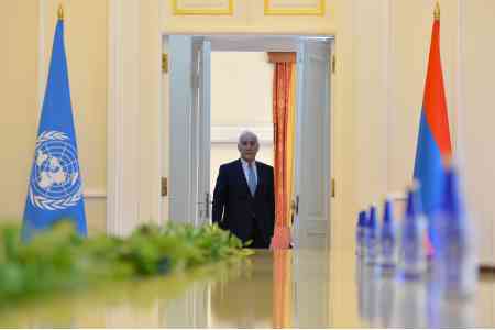 Armenian president briefs UN High Commissioner for Human Rights in assistance programmes for forcibly displaced Nagorno-Karabakh Armenians 