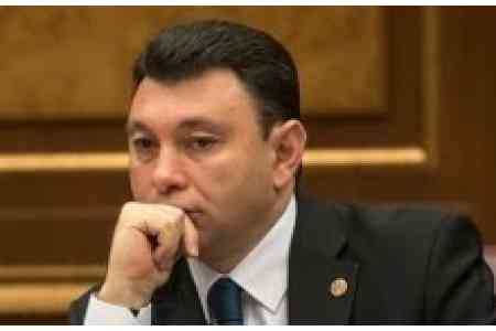 Шармазанов: Сегодня правительство Пашиняна ведет страну к де-факто и де-юре упразднению третьей Республики Армения