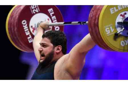 Armenian wieghtlifter Varazdat Lalayan world champion 