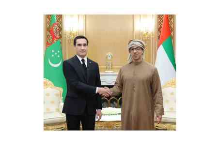 Meeting of the President of Turkmenistan with the Vice President, Deputy Prime Minister of the UAE