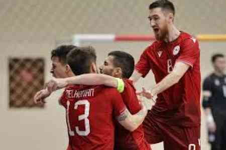 Armenian national futsal team wins ticket to Euro 2026