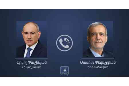 Հայաստանի վարչապետն Իրանի նախագահին տեղեկացրել է Բաքվի հետ խաղաղության պայմանագրի տեքստի նախագծի համաձայնեցման մասին