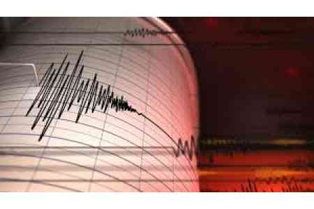 На юго-западе Армении произошло 3-х бальное землетрясение