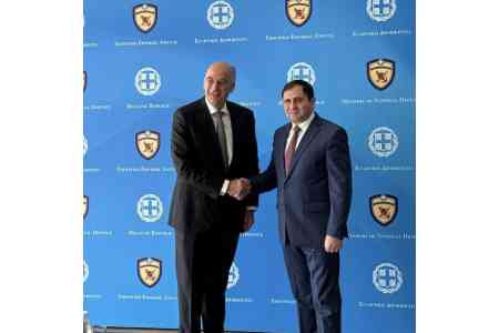 Պապիկյանն ու Դենդիասը քննարկել են պաշտպանության բնագավառում Հայաստան-Հունաստան համագործակցությանն առնչվող հարցեր