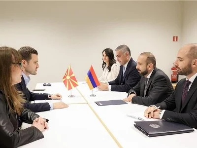 Мирзоян и Муцунски обсудили возможности расширения отношений между Арменией и Северной Македонией