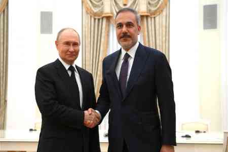 Путин принял в Кремле Фидана