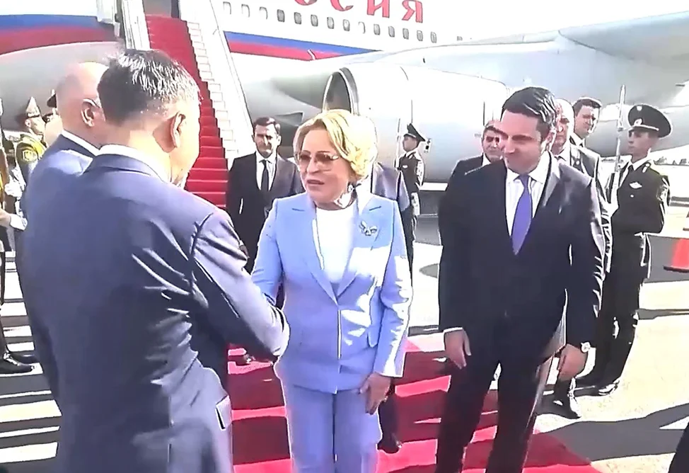 Делегация Совета Федерации во главе Валентиной Матвиенко прибыла в Армению